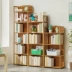 Hiển thị giá báo giá góc kệ gỗ rắn kệ sách gỗ không gian không gian phòng khách phân loại nhỏ kệ sách kệ sách nhỏ