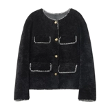 Классическая короткая зимняя куртка, французский стиль, коллекция 2021