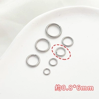 Колечки для украшений и бижутерии, 6mm, 2 грамм, 30 шт