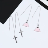 Медная цепь, серьги, подвеска, клипсы, набор материалов ручной работы, аксессуар для сумки, поделки ручной работы