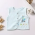 Sơ sinh bé vest mùa xuân và mùa thu mùa hè phần mỏng cotton bé vest 0-3 tháng bé sơ sinh vest mùa hè Áo ghi lê