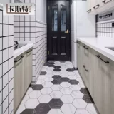 Европейская стиль джазовый белый шестиугольный кирпичный ванная комната антикварная кирпичная кухня плитка на стена настенная плит
