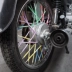 Off-road xe xe máy phổ nói ống tay áo nhựa màu nan hoa bánh xe tay áo nan hoa tay áo dây tay áo bánh xe wave Vành xe máy