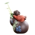 Sáng tạo màu tím cát lợn khỉ trà pet bình thủy canh cây chậu hoa kệ hoa trang trí nhà để bàn trang trí - Vase / Bồn hoa & Kệ chậu nhựa treo tường Vase / Bồn hoa & Kệ