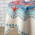 Trung quốc phong cách đơn giản dày cotton linen bảng vải bảng nhà nhỏ tươi vuông bàn tròn bàn cà phê vải vải vải Khăn trải bàn