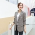 2018 mới kẻ sọc phù hợp với áo khoác nữ phiên bản Hàn Quốc của Hồng Kông hương vị retro chic giản dị mùa thu cổng gió