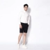 Áo sơ mi cổ dài tay nam Kawasawa 2019 Hàn Quốc Slim Light Business Solid Color Anti-Wrinkle Shirt Wide Collar Micro-Blashing - Áo áo tay dài Áo