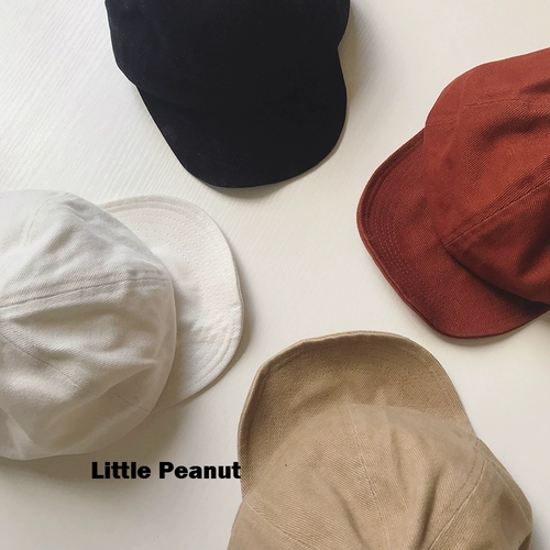 Демисезонная однотонная кепка, элегантная детская шапка, 1-3-5 лет
