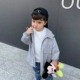 LUSON Mickey mẫu hợp tác cho bé trai mùa thu 2019 mới thủy triều trẻ em trùm đầu áo khoác gió kiểu nước ngoài - Áo khoác