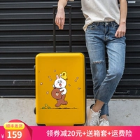 Брендовый чемодан, свежая мультяшная коробка, популярно в интернете, 20 дюймов, в корейском стиле