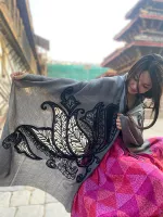Непала Индия импортированная вышитая вышитая ручная платья за рубеж