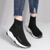 Ins siêu cháy stretch socks giày phụ nữ Paris 2018 mới của Hàn Quốc phiên bản của ulzzang thể thao giản dị nam giới và phụ nữ vài đôi giày Giày cao gót
