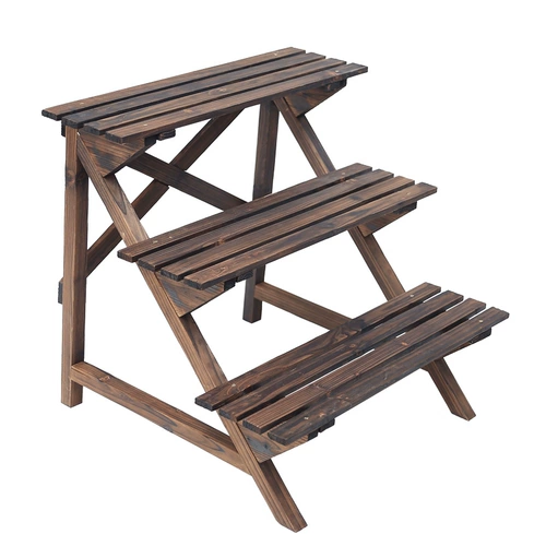 Антикоррозивная деревянная открытая балкон -цветочная полка