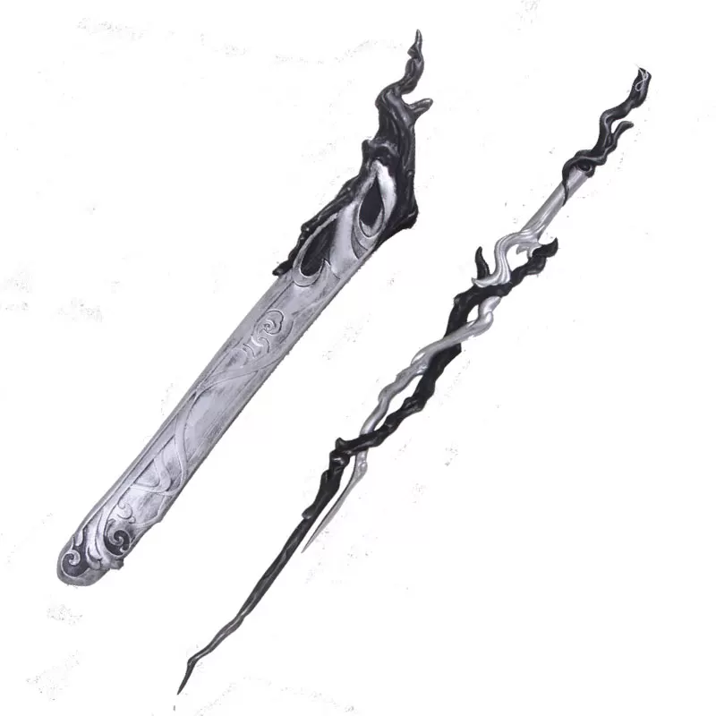 墨班 Spot cosplay props sword net three sword level big orange