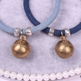 Медный колокольчик, ожерелье, чокер, на удачу, домашний питомец