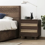 Система хранения для кровати из натурального дерева, коробочка для хранения, скандинавский современный и минималистичный оригинальный диван
