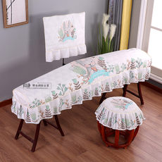 Чехол на фортепиано 古筝罩古筝套防尘罩 敦煌163型号古筝琴罩古筝布清新款韩式印花