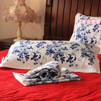 Двойной слой чистый хлопковый марлей с однородным большим полотенцем для подушки ретро, ​​мягкий и удобный хлопковый кукольный цветок (одиночная установка)