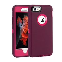 6p/6sp Wine Red+Rose Red