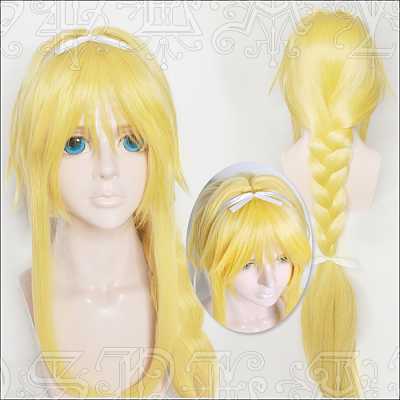 taobao agent Spot Sword Art Online Alicization Alice COS wigs and thickened ponytail modeling