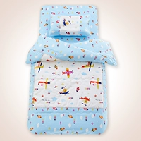 Tùy chỉnh chuyên nghiệp mẫu giáo ba mảnh bé quilt 褥 giờ nghỉ trưa phim hoạt hình môi trường phim hoạt hình trẻ em giường sáu bộ 	bộ chăn ga gối cho bé	