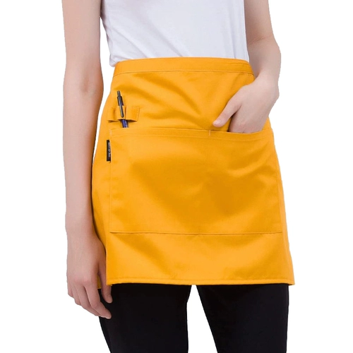 Короткая юбка в складку подходит для мужчин и женщин, черный фартук