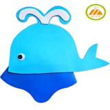 Морской детский аксессуар для волос подходит для фотосессий, шлем, акула для детского сада, спортивная шапка, реквизит, пингвин