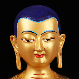 Bí mật tôn giáo Phật cung cấp giả Nepal tất cả các-vàng đồng nguyên chất tượng Phật hàng loạt ban hành Tsongkhapa thạc sĩ 1 chân