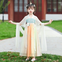 Летнее ханьфу, платье, юбка на девочку, летняя одежда, китайский стиль