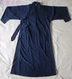Dao Robe/Dao Одежда/Даосская одежда/Даосская одежда/тренировочная форма/одежда Тай Чи/одежда для исполнения/косое платье синее