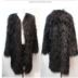 2018 mùa đông mới đen đẹp trai dày siêu ấm áo lông dài bãi biển len lông dài áo cổ lông Faux Fur