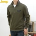 JEEP đích thực của nam mùa thu cotton mỏng áo thun đan áo len