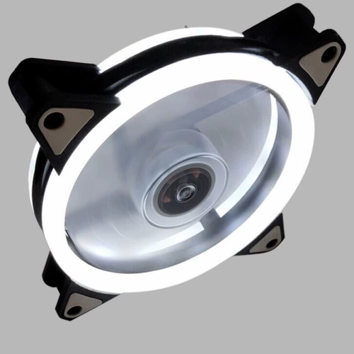 Светодиодный двойной свет внутри и снаружи двойной апертуру 12 см шасси вентилятор компьютер RGB Фэнтезий ЦП тихом вода