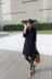 2017 phiên bản Hàn Quốc của cashmere mới màu đen cộng với áo khoác len cotton dày của phụ nữ áo khoác len mỏng - Áo Hàn Quốc Áo Hàn Quốc