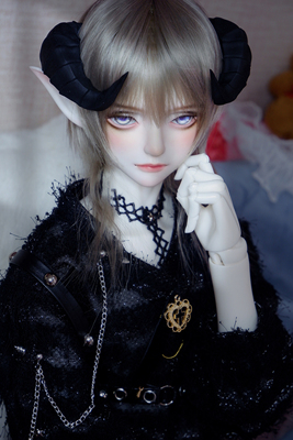 taobao agent [Sales show] BJD black roll knitted strap suit, off -the -shoulder littering shirt 3 points 68