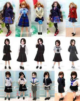 taobao agent TAKARA genuine LICCA Lijia Jenny BLYTHE small cloth/azone/treasure version school uniform sailor uniform uniform