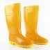 Đài Loan Jinsheng Trade Nai Li ống cao nam cỡ lớn màu vàng chống trượt không thấm nước giày chống nước giày nước mưa giày đặt chân cao su Rainshoes