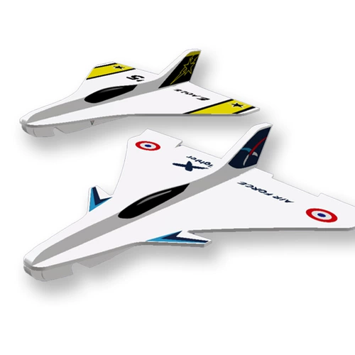 Резинка, истребитель, дорожный самолет из пены, игрушка