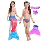 Наряд маленькой принцессы, комплект, детский купальник, крой «рыбий хвост»