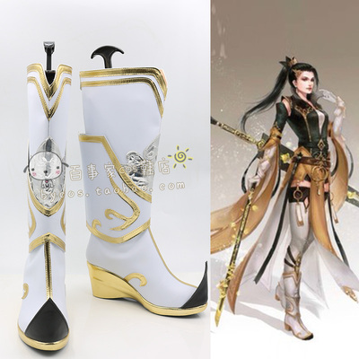 taobao agent Swordsman Love Three Swords Network 3 Tibetan Sword Cheng Girl Qinfeng Cosplay Shoes COS Shoes