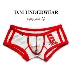 D.M Đồ lót nam Tide Eo thấp Sexy Thể thao Cotton Thời trang Tide Four Corner Boxer Thanh niên Kích thước lớn Cá tính