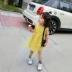 Cô gái 2018 mới mùa hè quần áo trẻ em trong trẻ em mùa hè ăn mặc trẻ em nữ công chúa váy màu rắn cô gái ăn mặc
