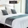 Khách sạn khách sạn giường cao cấp đuôi giường ngủ cờ giường đuôi pad giường bao gồm bảng cờ hiện đại tối giản đệm gối drap giường cotton