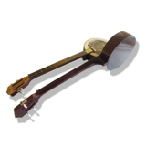Музыкальный инструмент Mussen Половина Инь Двенадцать средний юридический дворец Сансин Цинкин Музыкальный инструмент играет Сансинская кожа с кожей Qinqin Новая модель