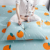 Bộ chăn ga gối cotton nhỏ xinh dễ thương Bộ chăn ga gối đơn cotton 48 74cm - Gối trường hợp gối tựa lưng sofa gỗ Gối trường hợp