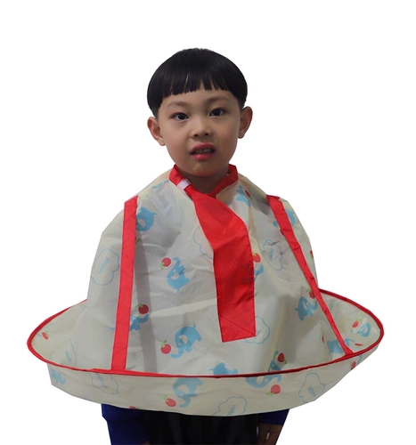 Японская детская накидка для стрижки волос, детский водонепроницаемый плащ