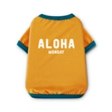 Собака и кошачья одежда тонкий стиль лис жилет плюшевый шнаузер Сумка собака домашнее животное летняя хлопковая футболка Corgi