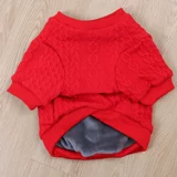 Английская-ду-ду-баго причудливая одежда падает, и зима сгущенная сплошная толстая толстая собачья рубашка Corgi Средняя собака одежда для домашних животных