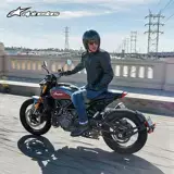 Звездная мотоциклетная кожаная куртка Alpinestar