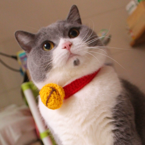 Плетеный колокольчик ручной работы, чокер, милый аксессуар, шарф, домашний питомец, кот